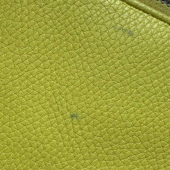 Enzo Angiolini Lime Green Leather Wristlet Wallet - Picture 5 of 5